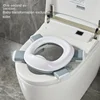 3 in 1 Travel Toilet Seat Foldable Children Potty with Bags Baby Pot Portable Silicone Baby Potty Training Toilet Seat for Kids 2