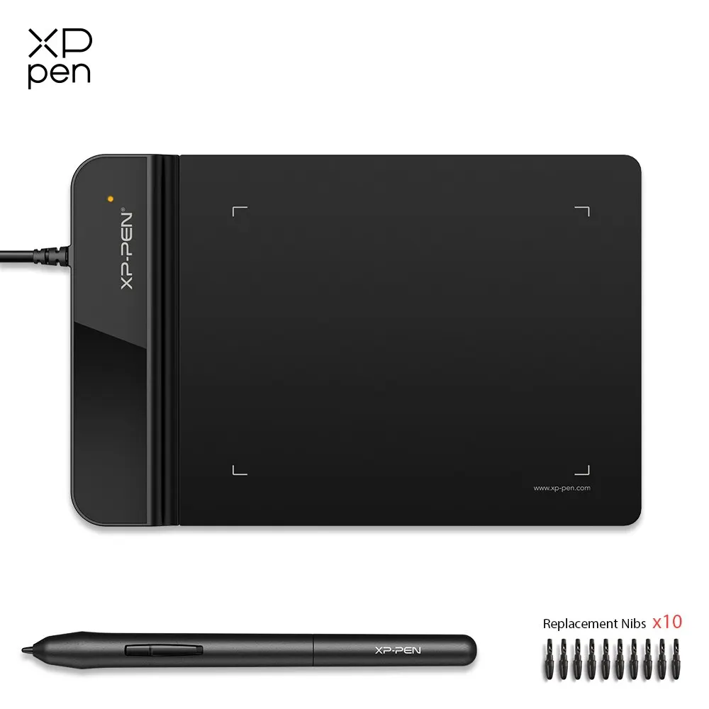 XPPen G430S 그래픽 드로잉 태블릿, 8192 단계 압력, 배터리 프리 스타일..
