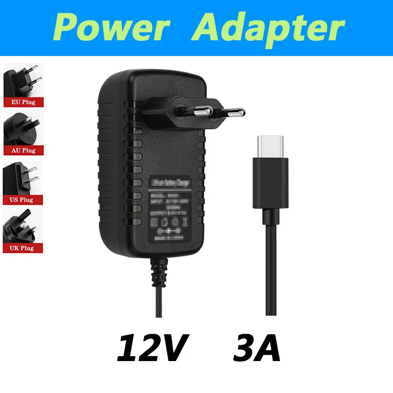 Adaptador de Alimentação para Câmera de Rede Poe Lite Colorido Construído em Mic Bala Focal Fixa dc 12v 3a tipo c 12v