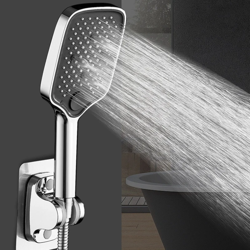 ฝักบัวอาบน้ำ, ชุดฝักบัวแรงดันสูง, ฝักบัวซิลิโคนแบบมือถือแรงดันสูง 1