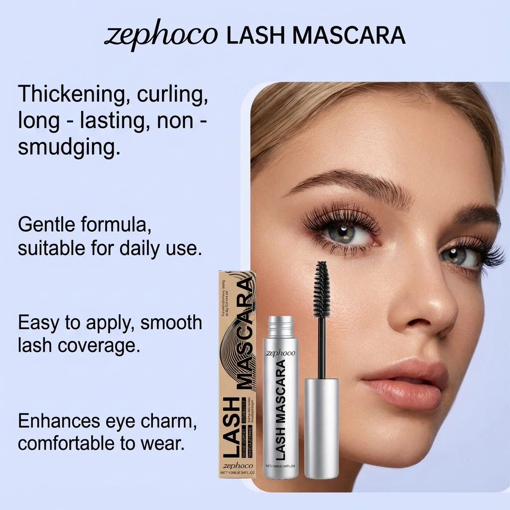 Volumizing Mascara Waterproof Black Lash Extension Makeup_voghion.com