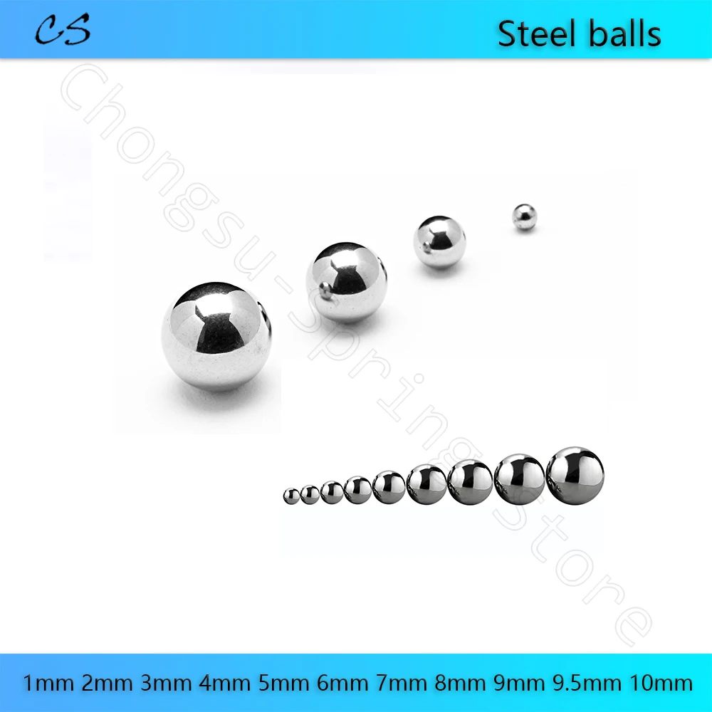 304 Stainless Steel Ball 1-24mm Ball Bearings Steel Beads Slingshot Ammo Solid
