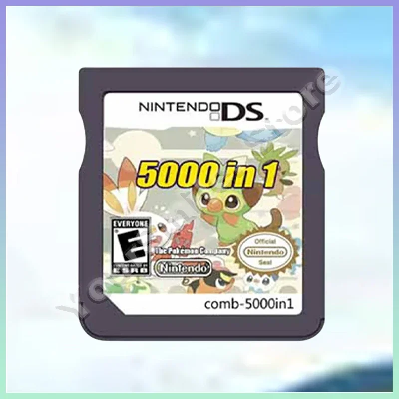 

New 5000 in1 Card Combining NDS Card Cartridge 3D Game Card Pokemon Card Cartridge Children's Holiday Gift Toys