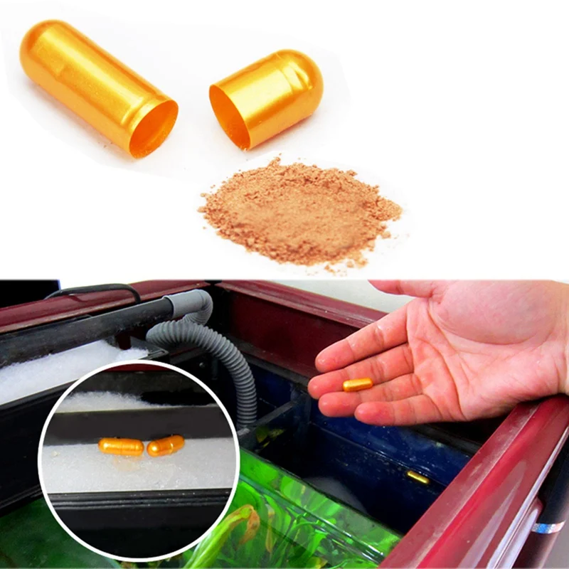 60 Tablets Nitrifying Nitrifying Bacteria Capsule Aquarium Fish Tank Super Concentrated Capsules Water Quality Purifier Supplies fish tank water purifier,aquarium nitrifying bacteria
