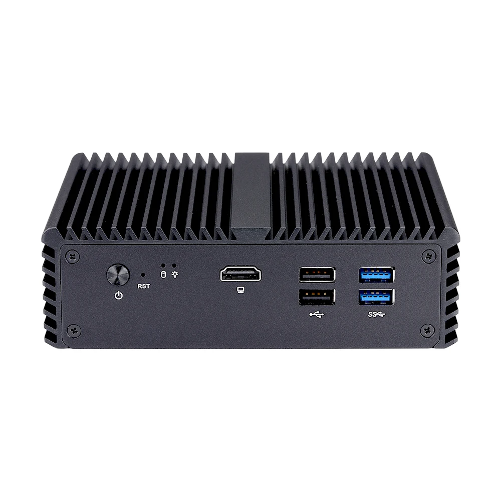 Free Shipping Qotom Mini PC 5* I225-V B3 2.5G Lan N4000 J4125  Pfsense Firewall Router Mini PC Q750G5