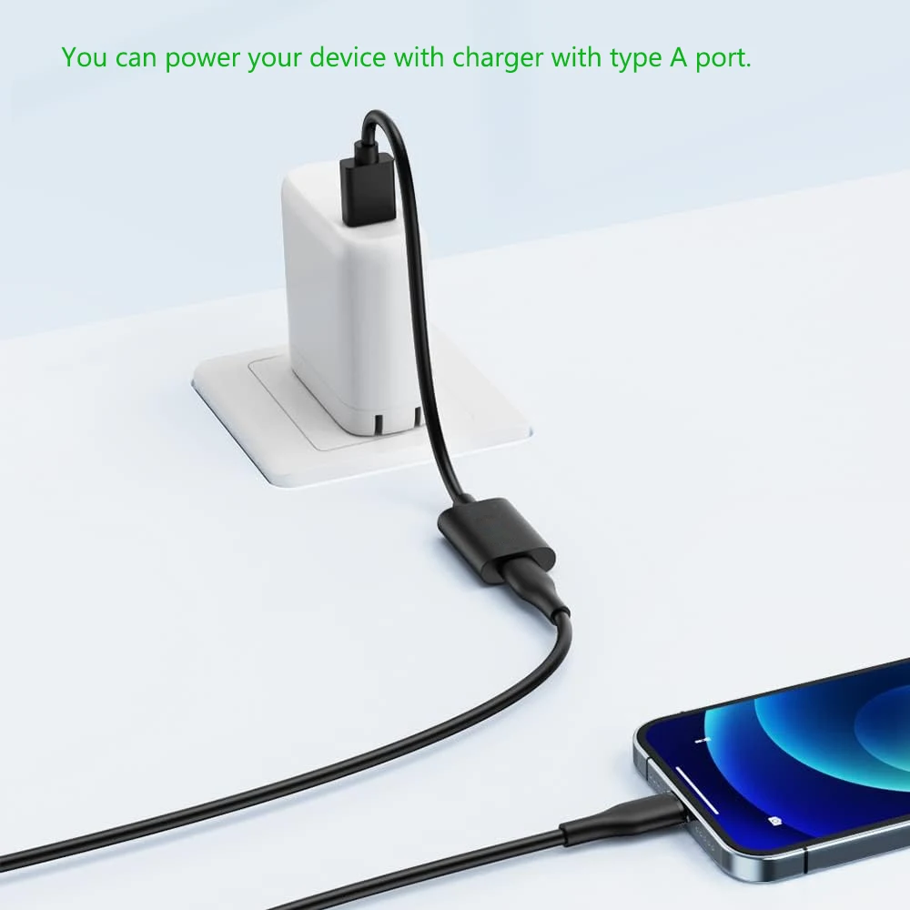 High-Speed USB-A to USB-C Female Cable Adapter - 5Gbps Type A to C Converter