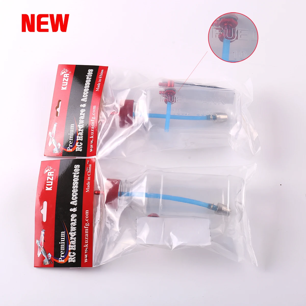 KUZA 100% original New V2 V3 KUZA Transparent Fuel Tank 260Ml 300Ml 410Ml 500Ml 700Ml 1000Ml -1500Ml for RC airplane Model 4