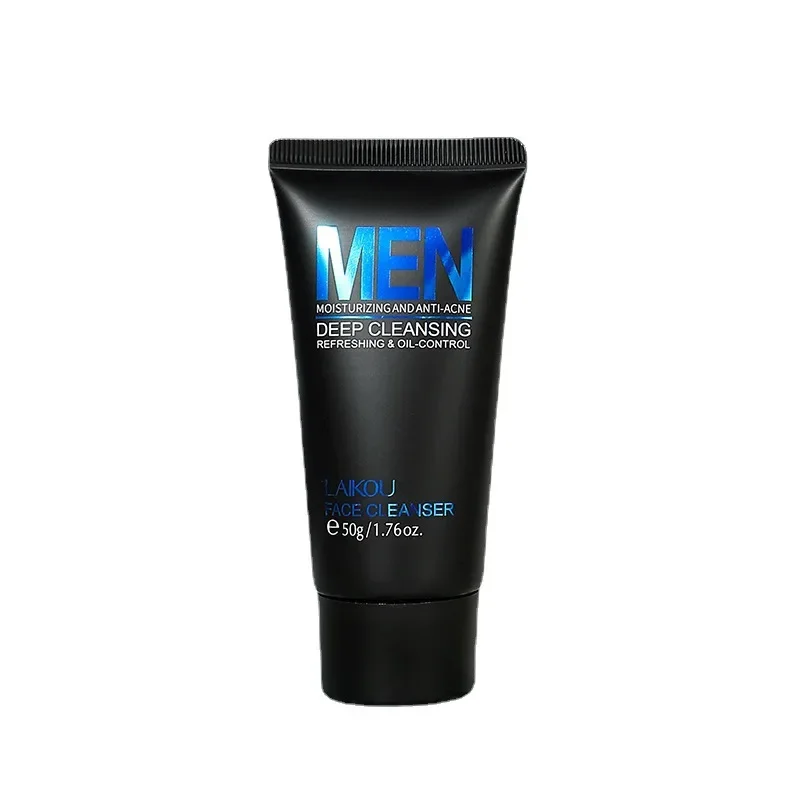 Men's facial Cleanser Rich Foam Deep Clean Remove Grease Improve Oily Face Wash Cream Gentle Moisturizing Remove Blackhead facial cleanser