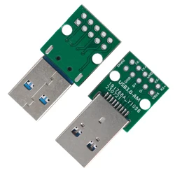 Dual USB and HDMI Adapter Set - High - Speed Female/Male Connectors for Versatile Connectivity (USB 3.0 - Male)