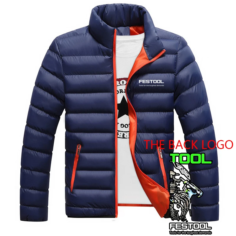 Cotton Zipper Jackets Men Autumn Winter Warm Coats