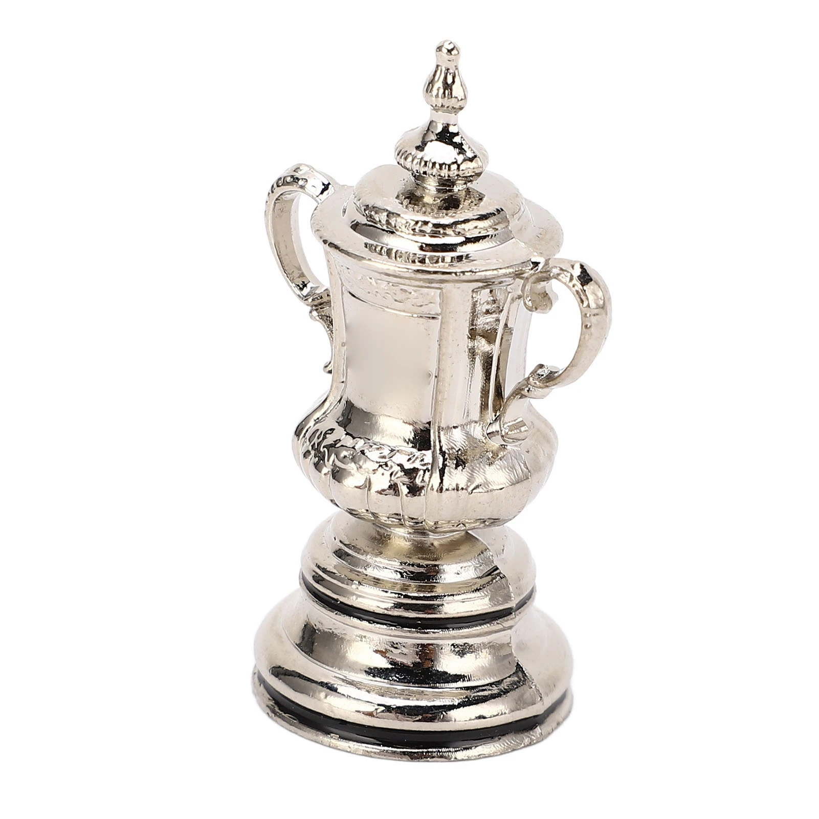 Miniature Soccer Game Cup - High Simulation Metal Football League Decor Ornament