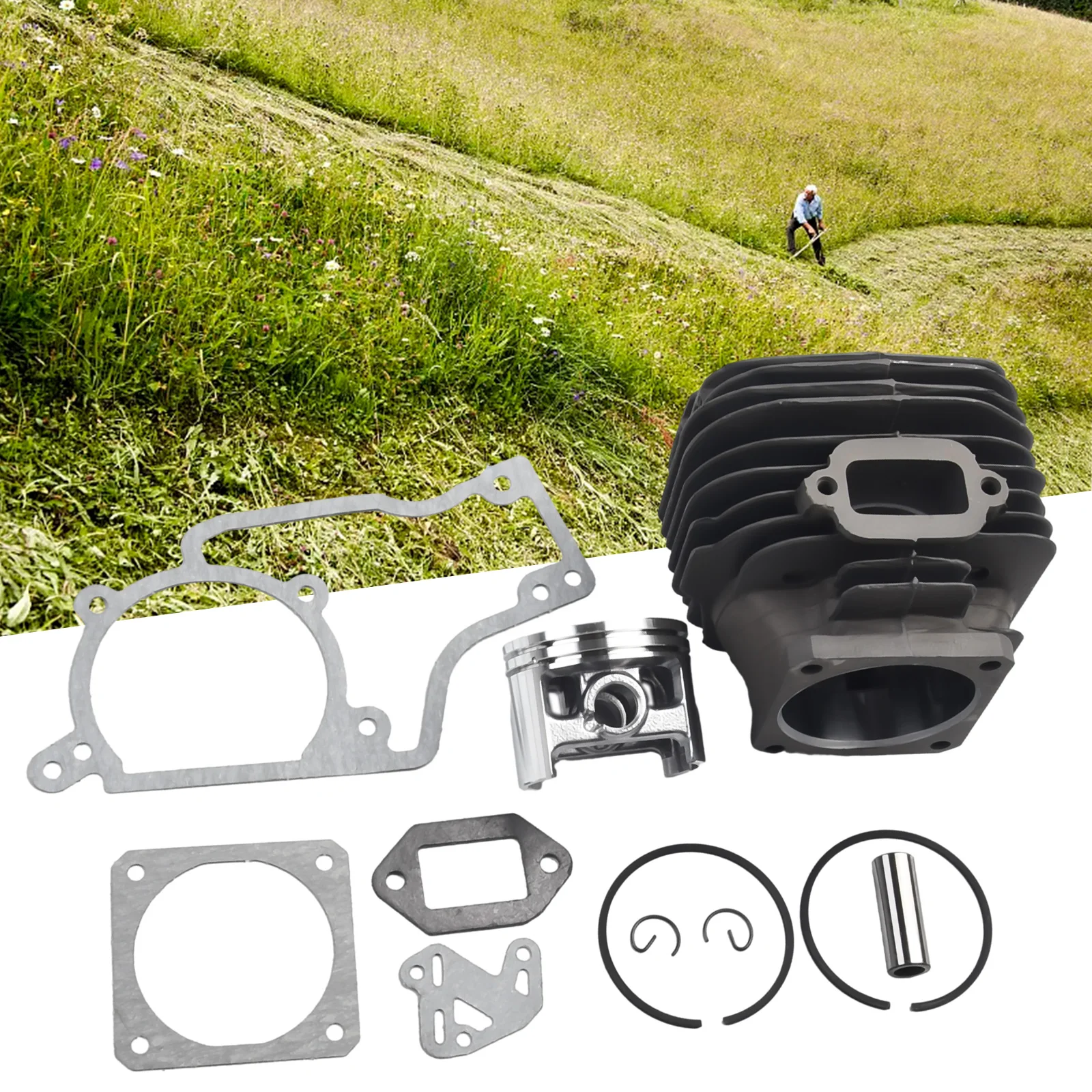 

Parts Cylinder Piston Kit 52mm Accessories Chainsaw For Stihl 038 MS380 MS381 Garden Gaskets Head Outdoor Spare
