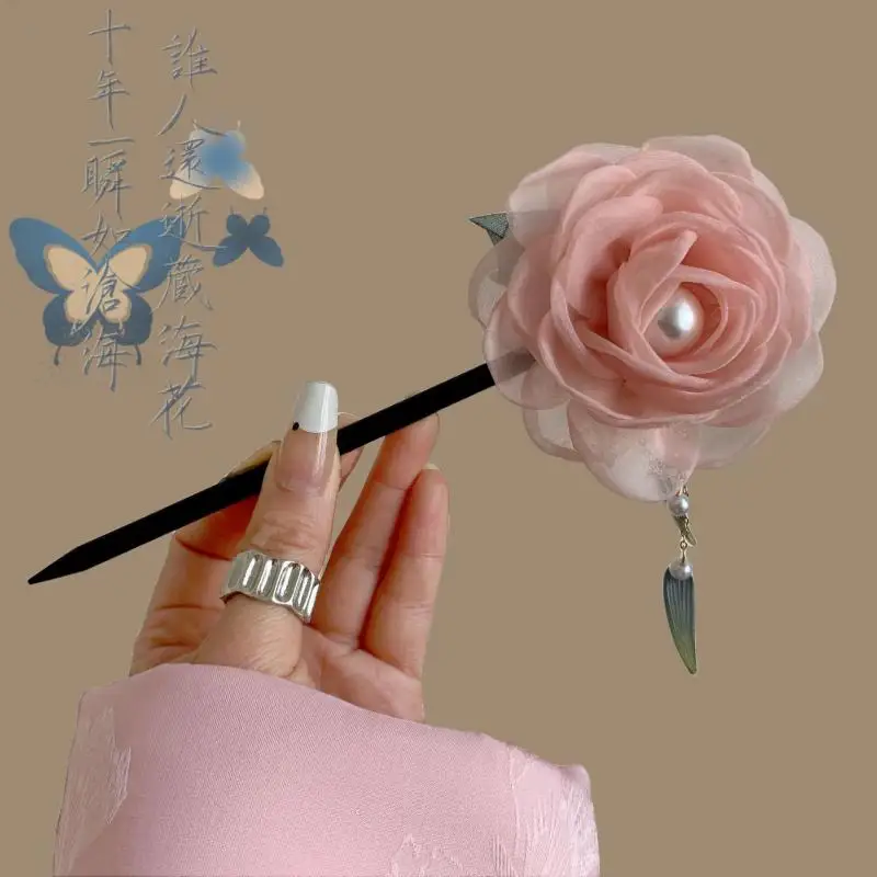 

Antique female roses flowers hairpins hairpins headdresses new hairpins hairpins wooden hairpins