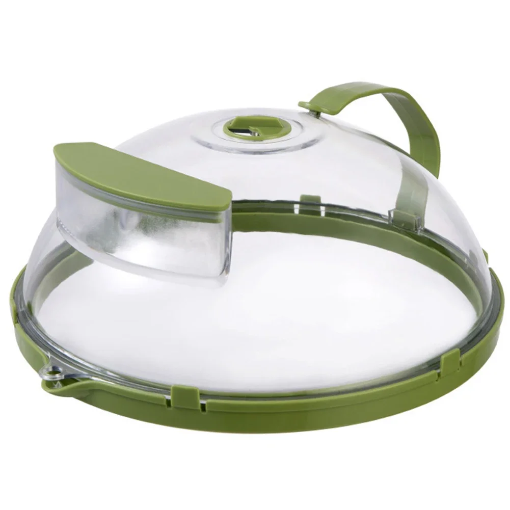 Microwave Cover Clear Splatter Cover Water Steamer Handle Kitchen Gadgets Splash Guard Cooker Lid