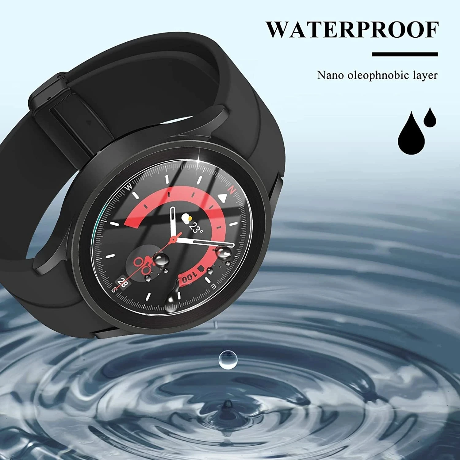 Premium Tempered Glass Screen Protector for Smartwatches – 40mm/44mm Protective Film Cover