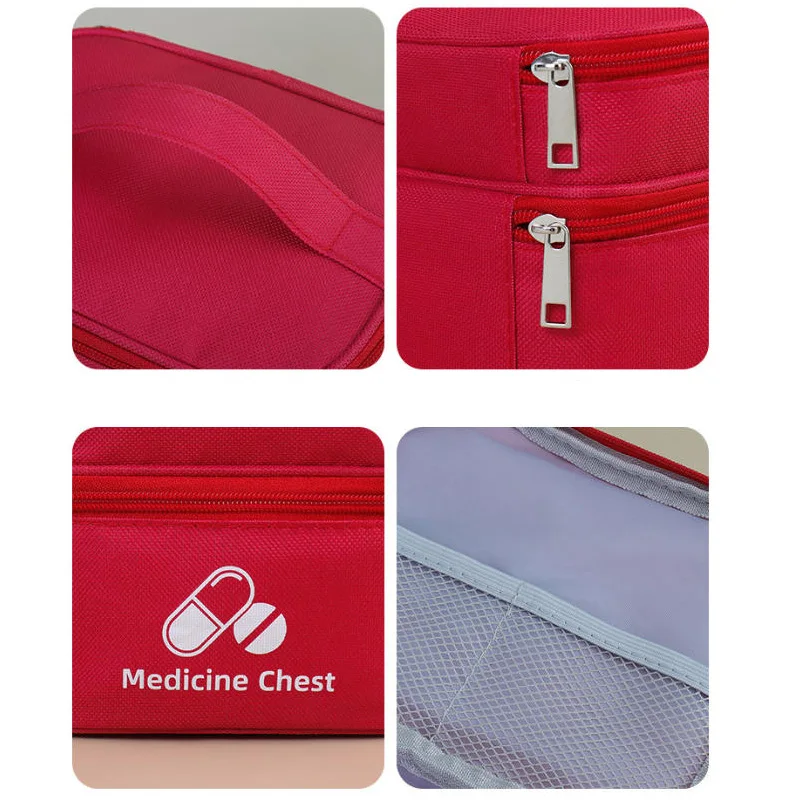 Outdoor Portable Medicine Storage Bag First Aid Bag Medicine Box Emergency Epidemic Prevention School Health