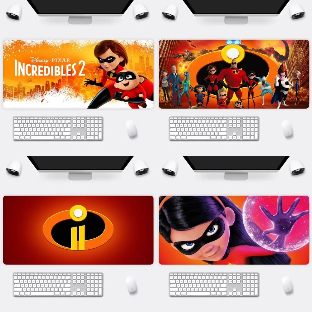 Disney Incredibili 2 Mousepad Office Large Small Mouse Pc Computer Game Keyboard Tappetino Antiscivolo In Gomma Per Mouse Grande