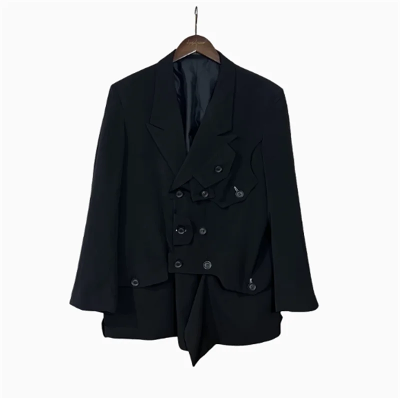 Double multi-button deconstructed design tailored suit original custom size jacket 5