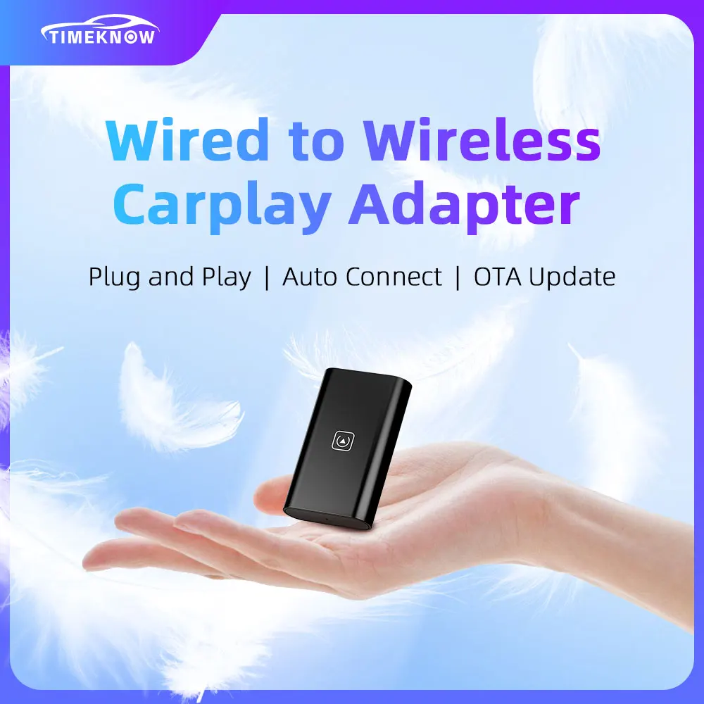 Timeyell Wired To Wireless Carplay Adapter Car Play Ai Box Per Iphone Usb Dongle Per Skoda Vw Benz Chery Chevrolet Plug Play