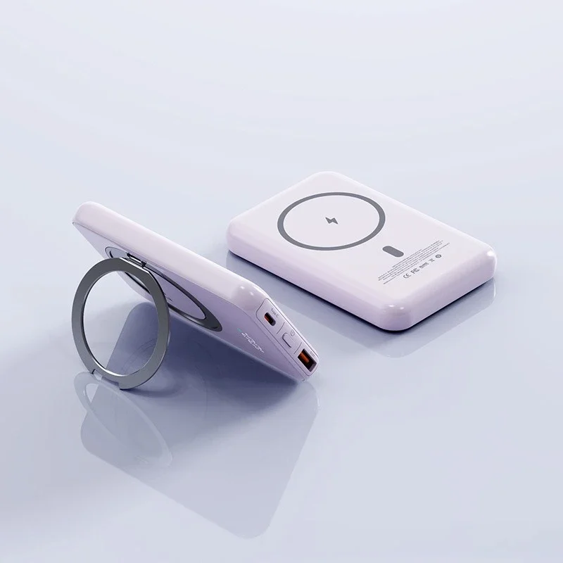 MagSafe Portable Power Bank with Wireless Fast Charging Small and Portable Rotatable Stand with Digital Display 5