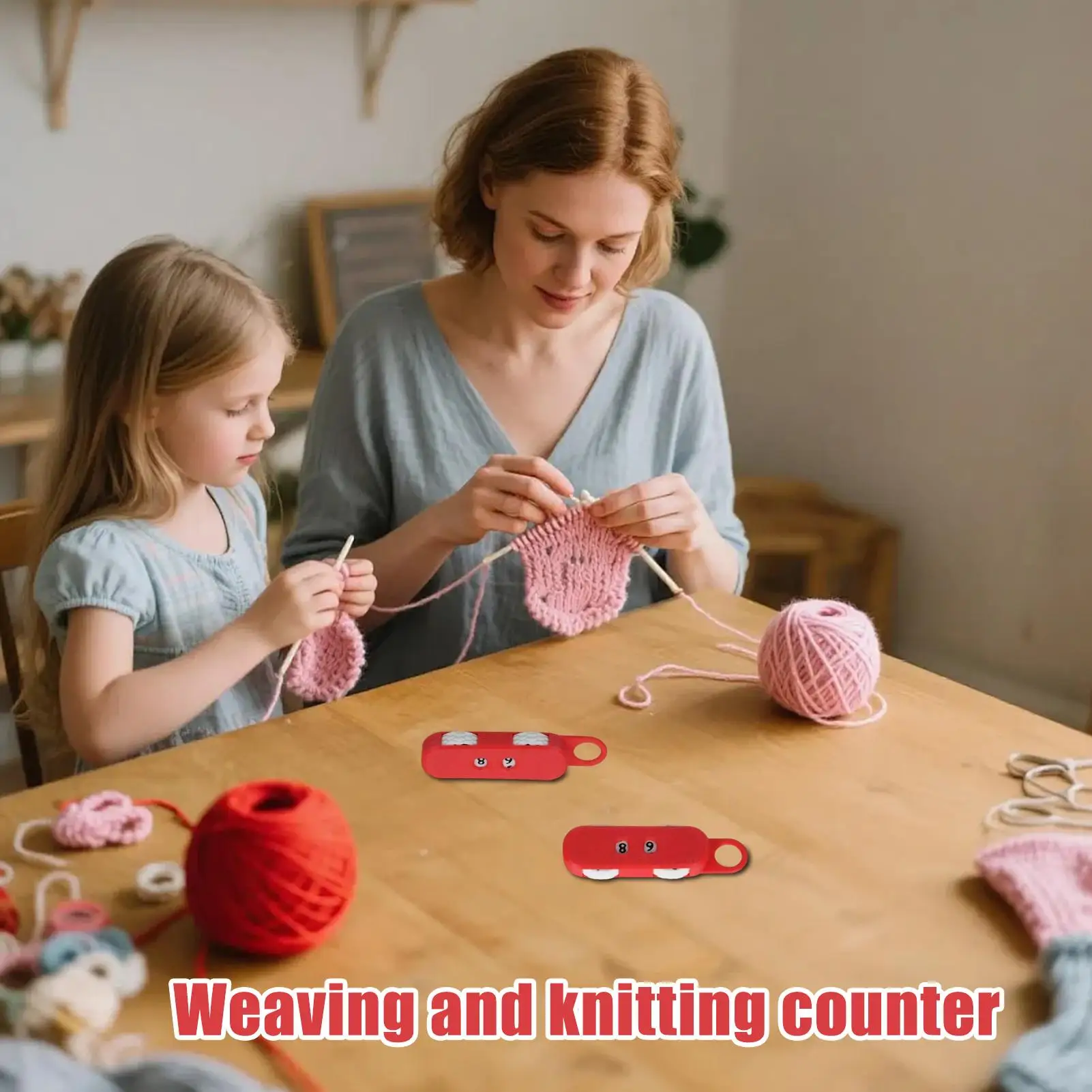 Knitting Counters Row Counters Crochet Weaving Knit Stitc h Tool For Sewing Machine Crafts Knitting Needle Marking Tools