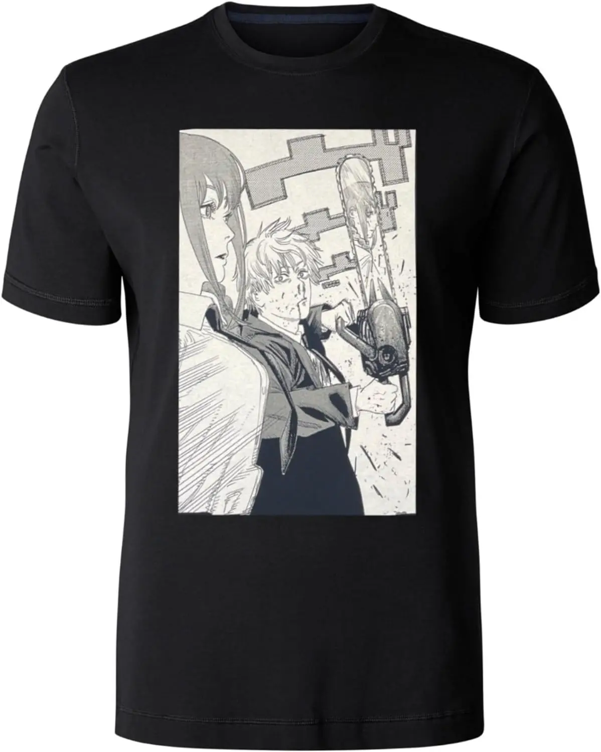

Denji Makima Chainsaw Devil Manga Anime T Shirt