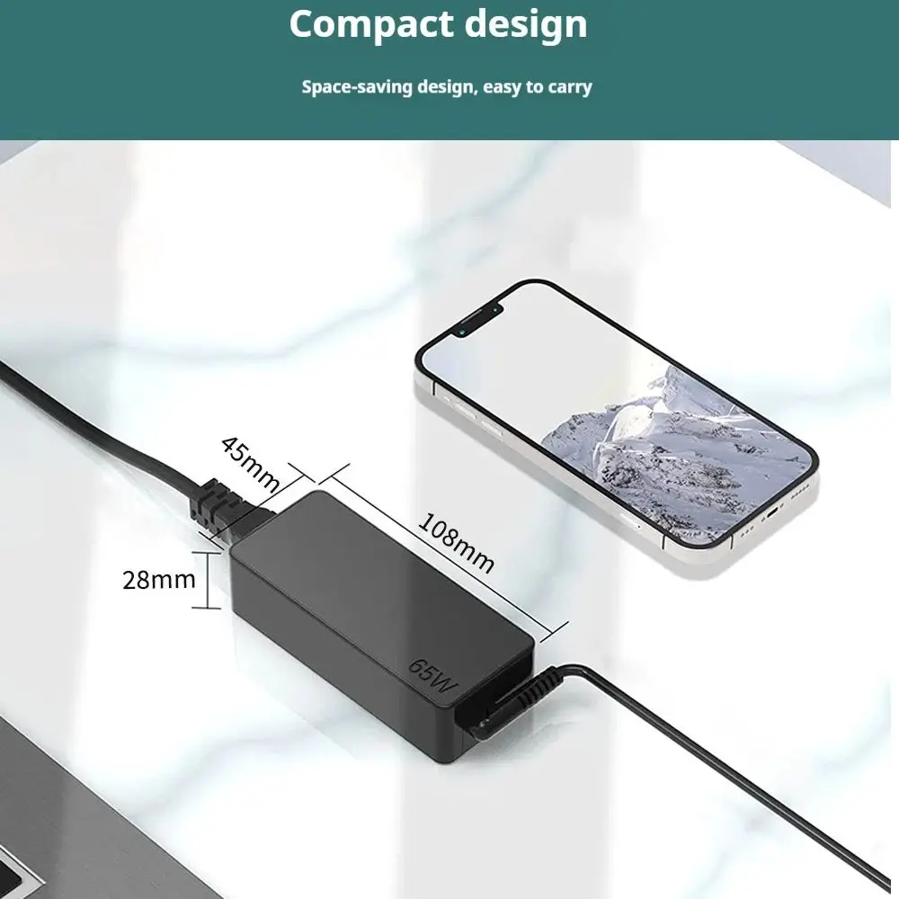 20V 3.25A 65W USB Type C Power Adapter Charger For Lenovo Thinkpad X1 Carbon Yoga X270 X280 T580 P51s P52s E480 E470 S2 Laptop power adapter laptop charger