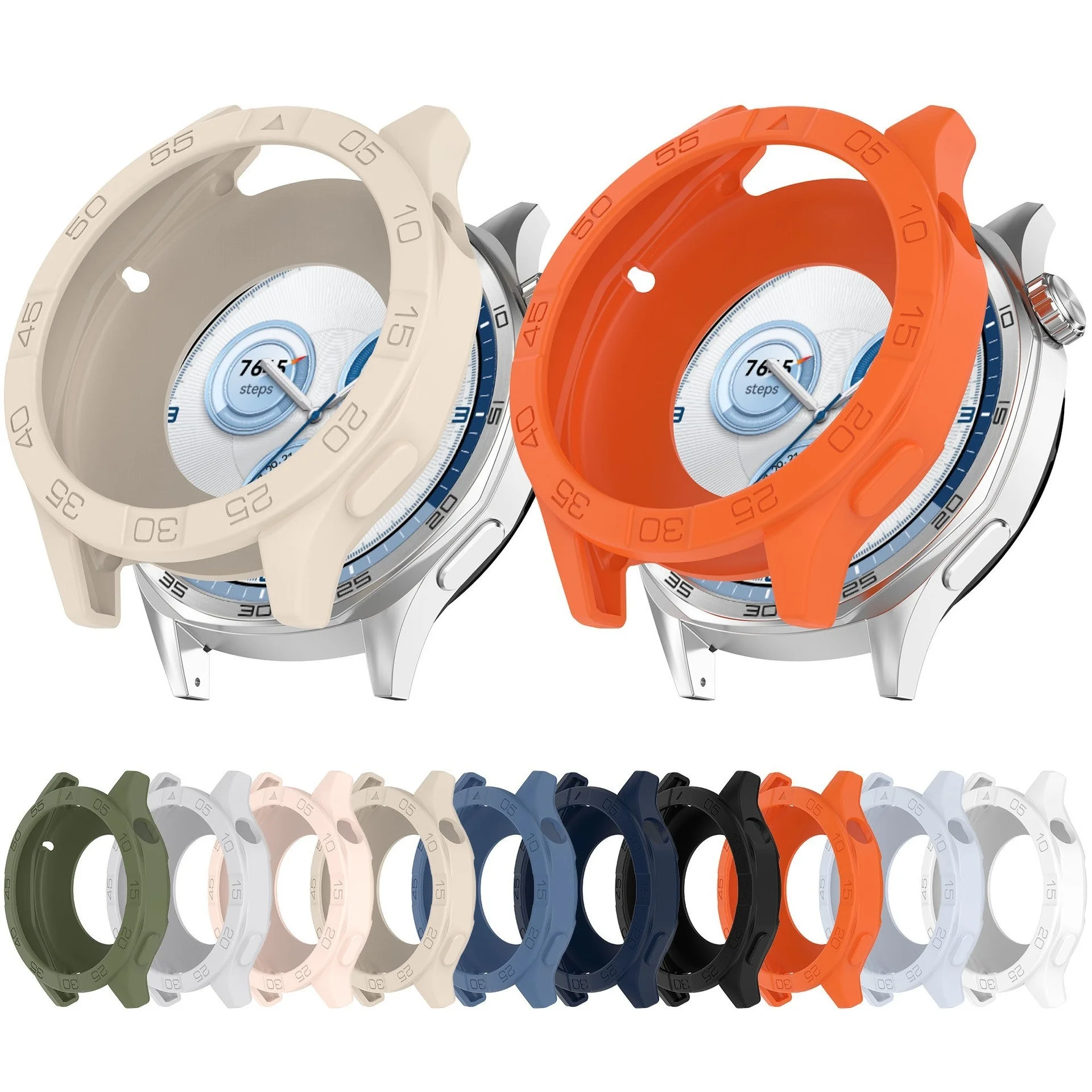 Premium Silicone Watch Case - Soft Protective Cover and Accessory