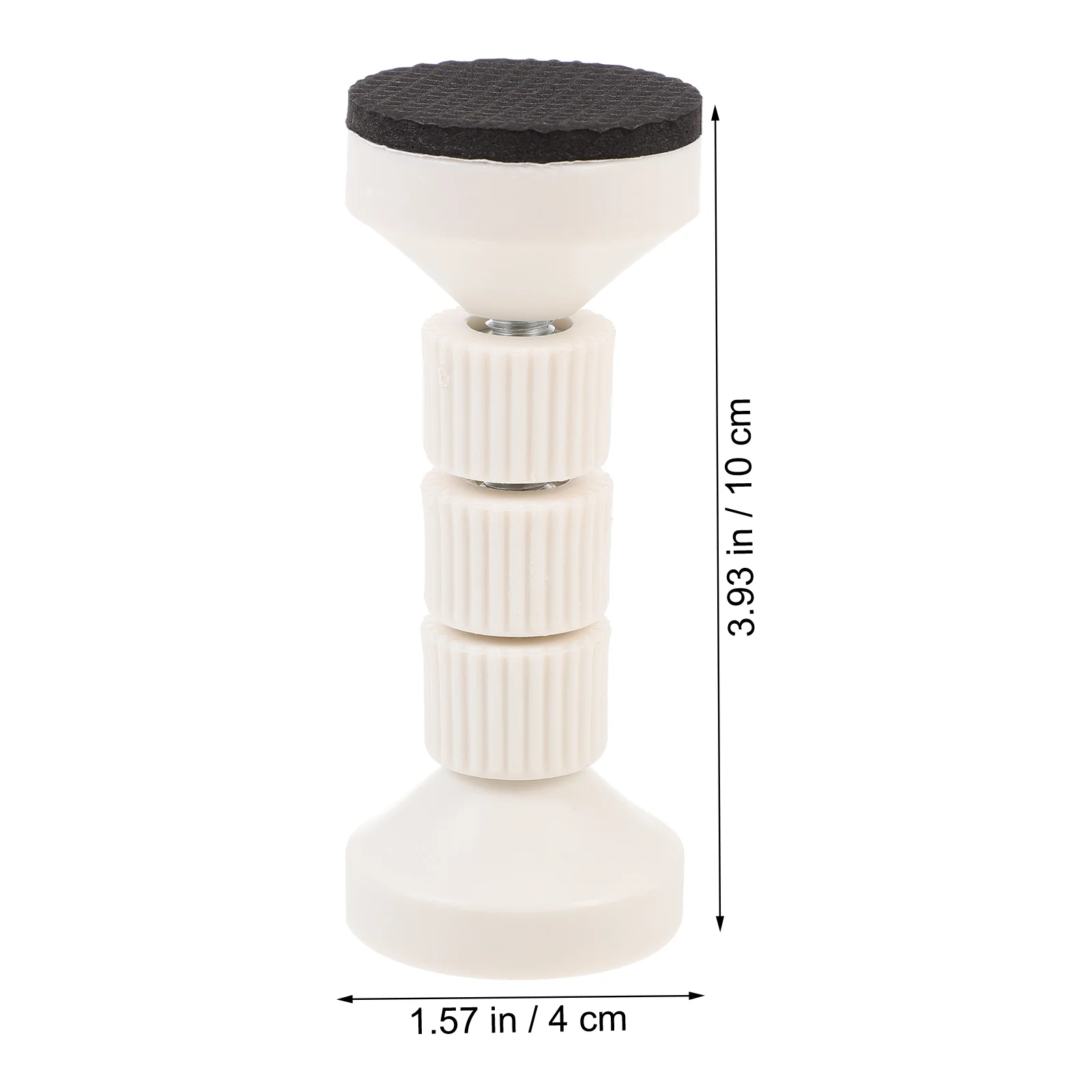 2 Pcs Bed Headboard Bedside Anchor Stoppers Adjustable Brackets Wall Spacer Stabilizer for White Frame Support