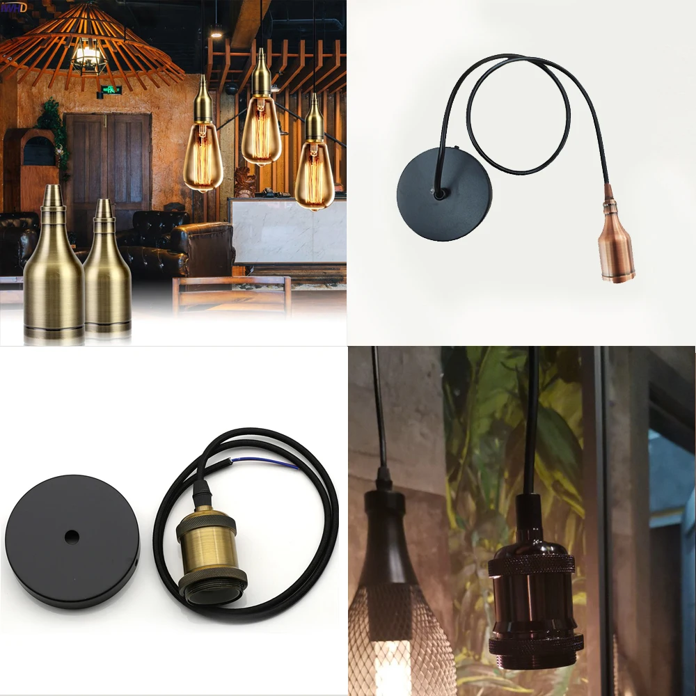 Retro Vintage Pendant Lights Nordic Minimalism Simple Industrial Hanging Lamps Edison E27 Lamp Holder Socket Ceiling Lamp pendant lights ceiling light pendant lamp vintage pendant lights