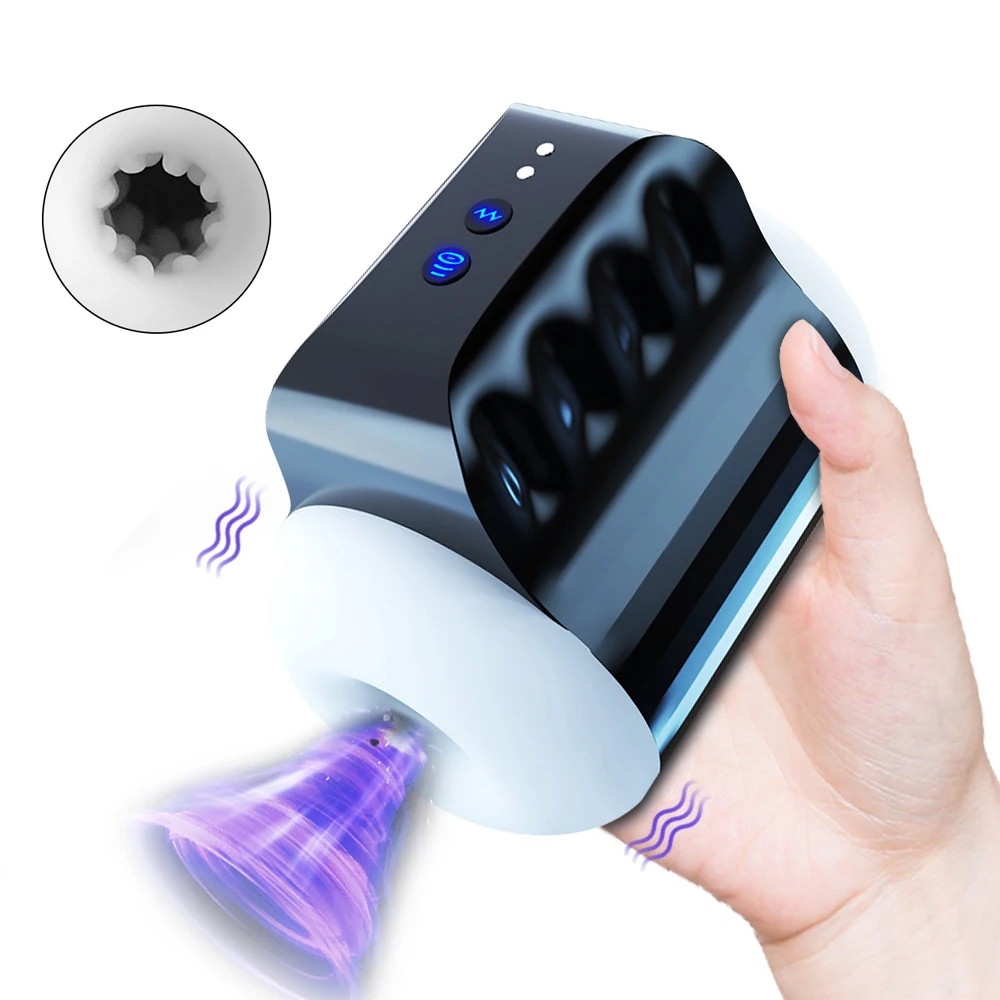 Automatic Male Masturbator Cup With Suction And Vibration Modes_voghion.com