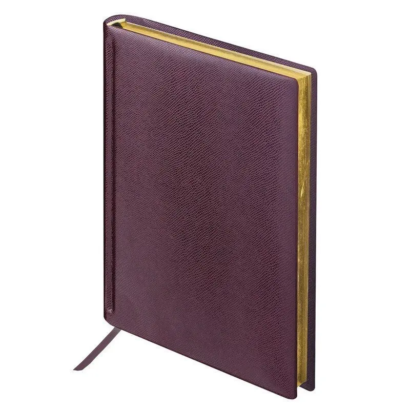 Diary brauberg (Brown) undated A6 100x150mm &quotIguana&quot under the snake skin 160 liters. |
