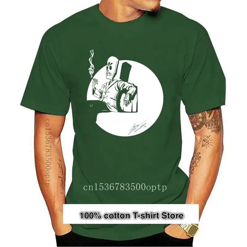 Camiseta Unisex De Grim Fandango Para Hombre, Camisa Estampada, Top