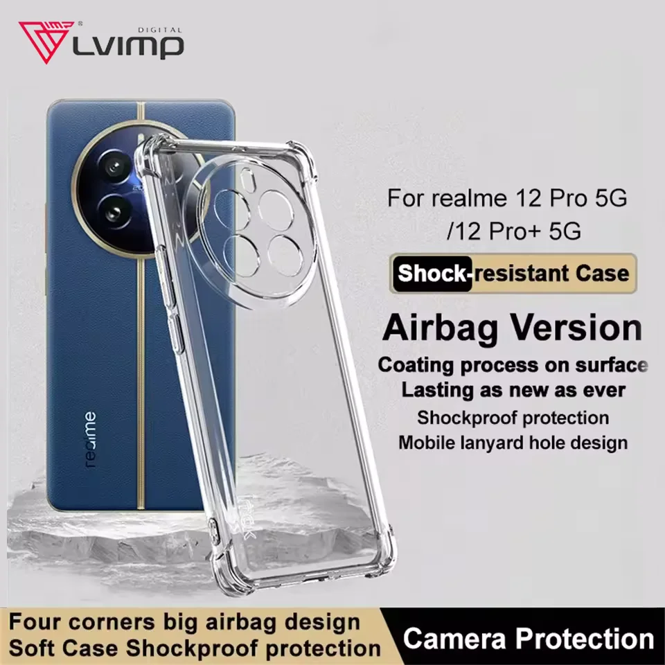 Shockproof Clear Soft Back Phone Case - Durable TPU Cover