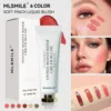 Girl's Watercolor Liquid Blush Beauty Natural Velvet Matte Creamy Cheek Rouge 6 Colors Facial Blusher Tint Peach Blush Makeup 1