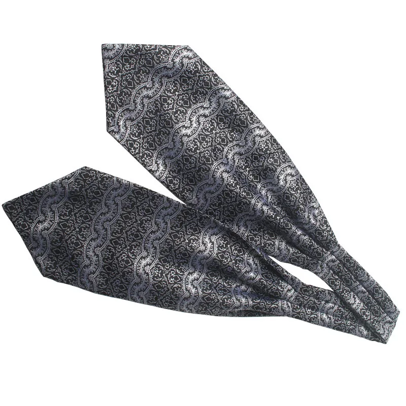 Men's polka dot ascot cravat 4