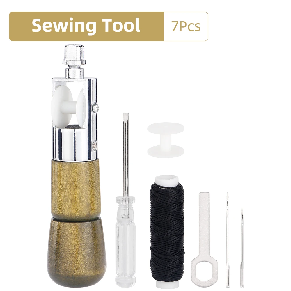Juego de Herramientas para Reparación de Cuero |   Punzón de Costura Speedy Stitcher para Casas Inflables, Inflables, Lonas, Telas Gruesas, Zapatos, Bolsos, Cinturones