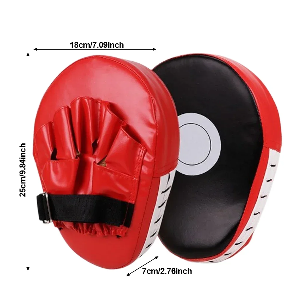 1PC Kick Boxing Gloves Pad PU Leather Punch Target Bag for Adults Kids MMA Karate Muay Thai Free Fight Sanda Training Equipment