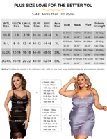 Plus Size 7XL Women's Dress Satin Silk Evening Dresses Ladies Night Wear Solid Slip Sleep Dress V-neck Lavender Pajamas Clothing - Image 6