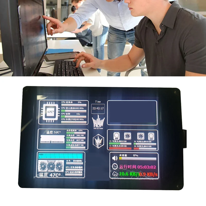 AYHF-AIDA64  ÷ 3.5 ġ IPS LCD ȭ USB ǻ  ȭ ˷̴ ձ ̽  