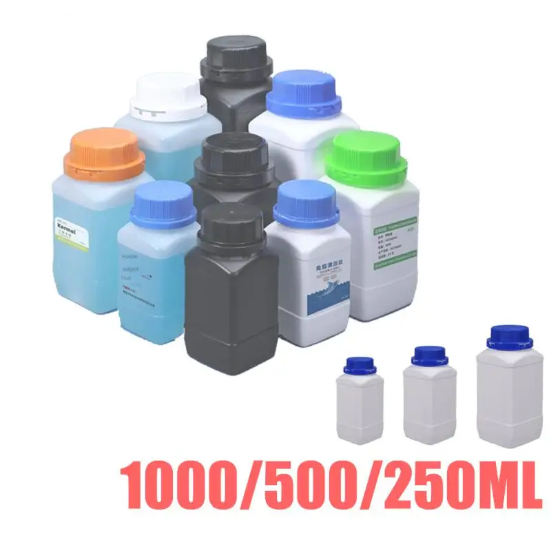Octopus 10 X 100ml Botellas De Plástico Redondas De HDPE, Vacías, 25 Mm De Diámetro De Rosca, 10 Unidades Con Tapón