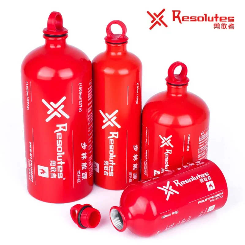 Liquid Fuel Bottle Bulin Resolutes Aluminum Alloy Outdoor Petrol Kerosene Alcohol Tank Oil Storage Container