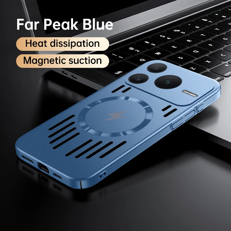 Ultra-Thin Heat Dissipation Magnetic Case with Metallic Finish