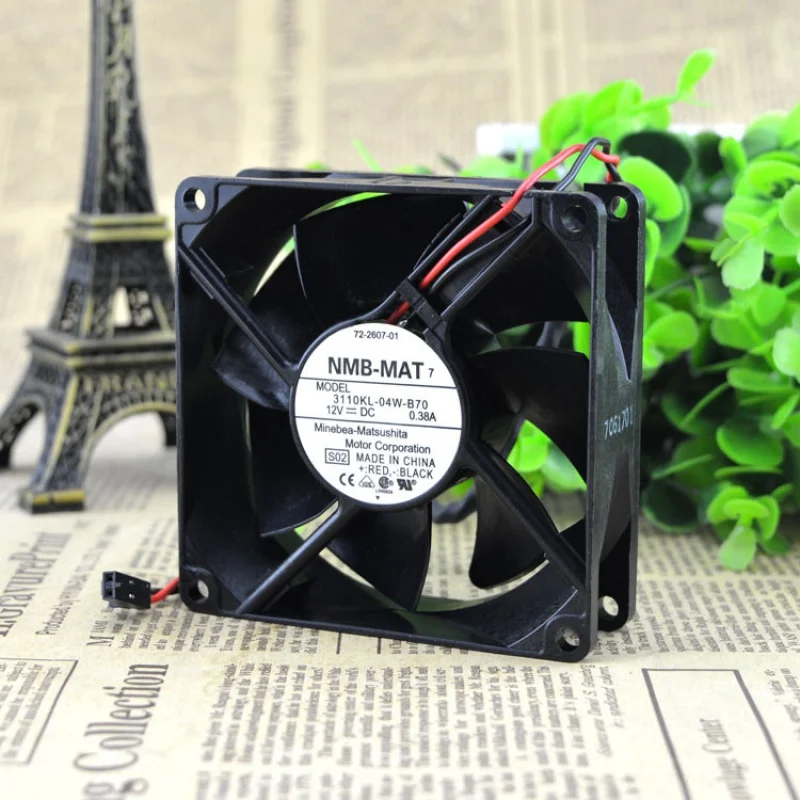 

3110kl-04w-b70 8025 8cm 12V 0.38a Two-Wire Ball Cooling Fan