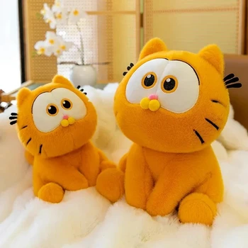 25CM Garfield Stuffed Plush Doll Kawaii Plushie Toy Cartoon Anime Cat Plush Decoration Gift 1