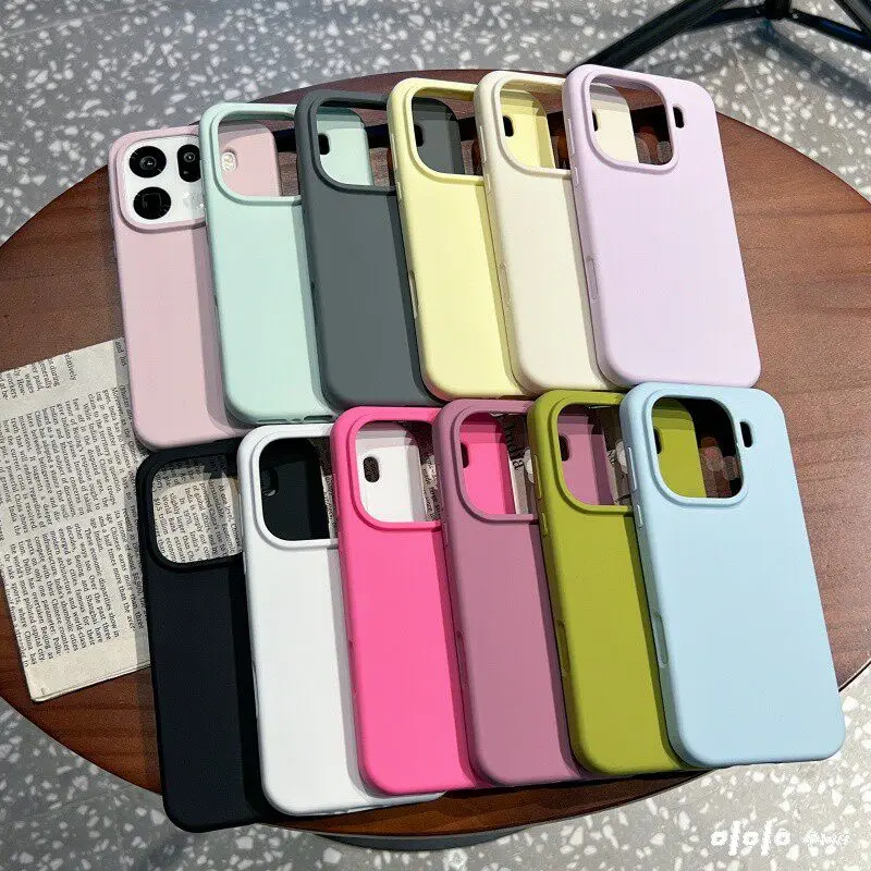 Fashionable Skin-friendly Liquid Silicone Shockproof Case - Anti-drop Cover