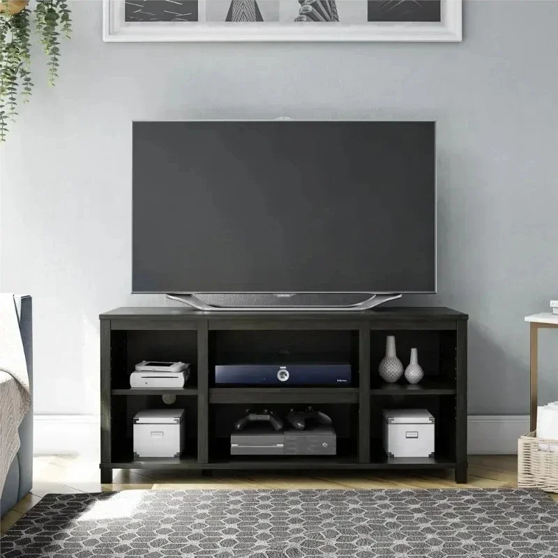 

Mainstays Parsons TV Stand for TVs up to 50", Black Oak