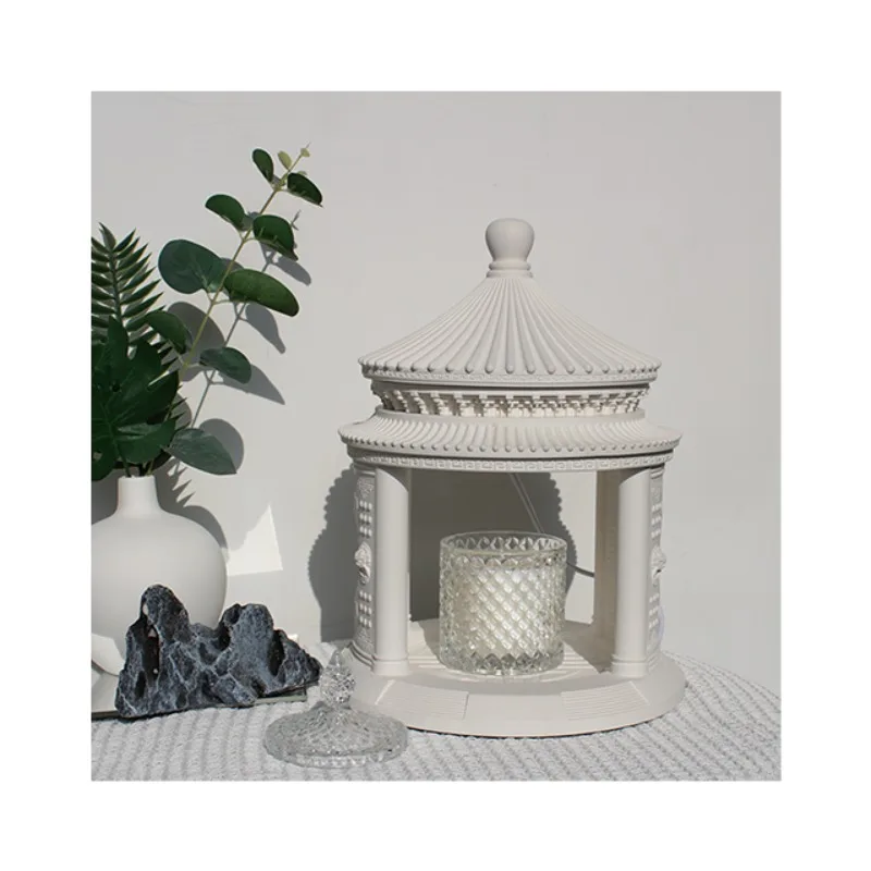 

Home Decor Gift Handmade Candle Warmer Lamp Customized Gypsum Melting Wax