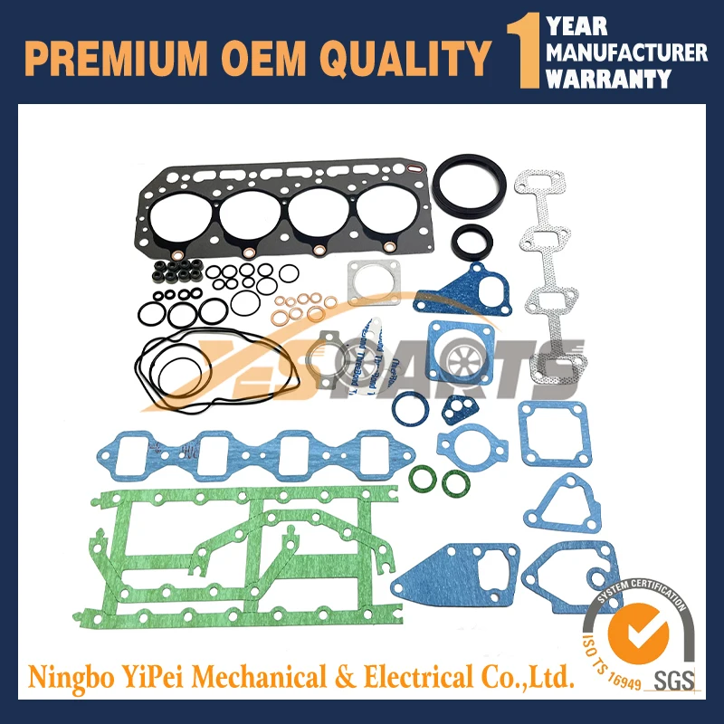 

Полный комплект прокладок 4TN78, прокладка головки цилиндра для двигателя Yanmar Komatsu 4tn78l 4D78E
