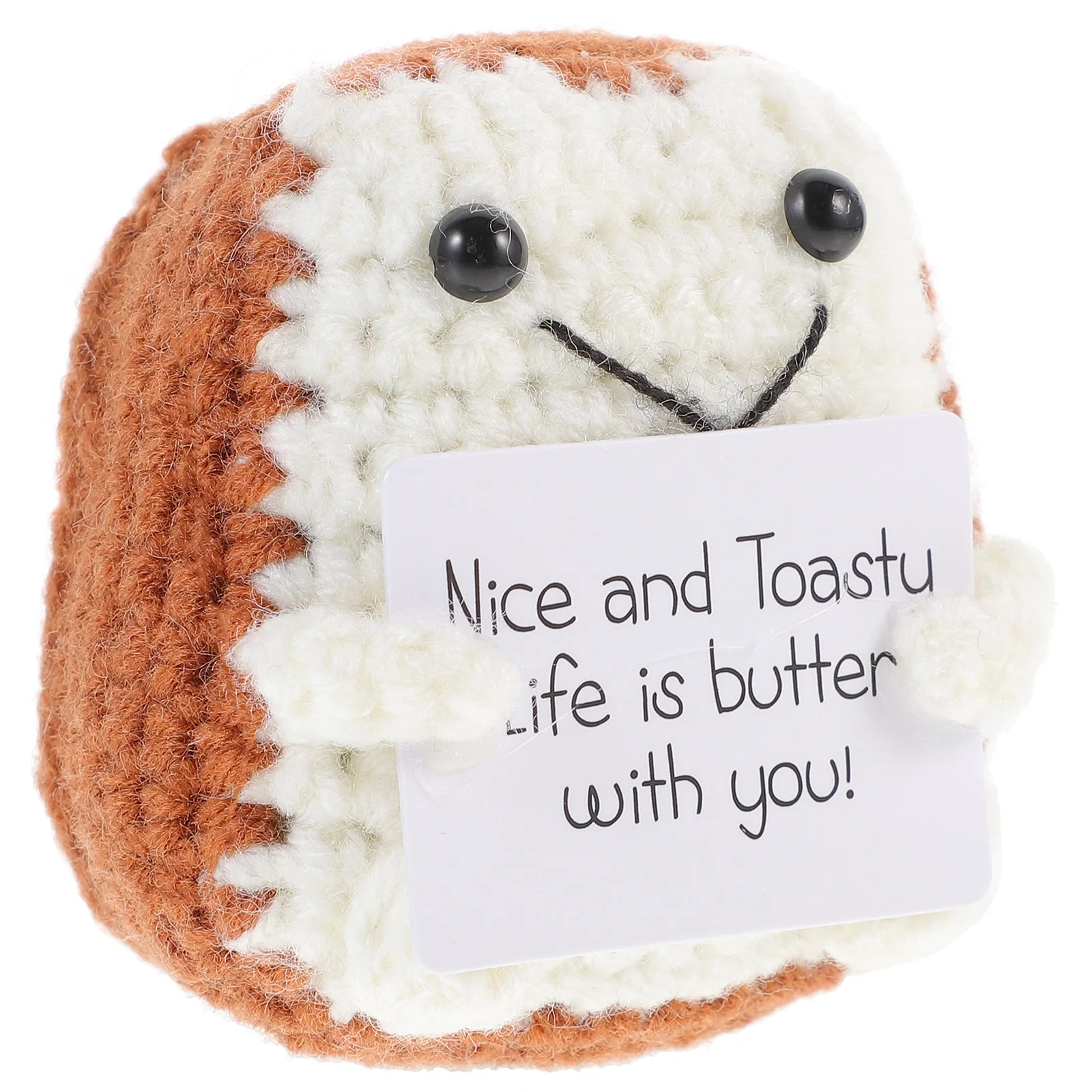 

Small Toast Ornament Desktop Bookshelf Woolen Yarn Small Toast